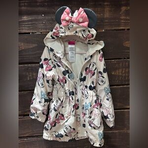 Disney Girls size 4t Minnie Mouse hooded Jacket.